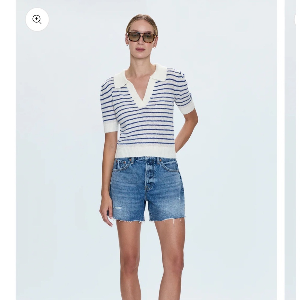 NWOT Pistola Andie high rise denim shorts